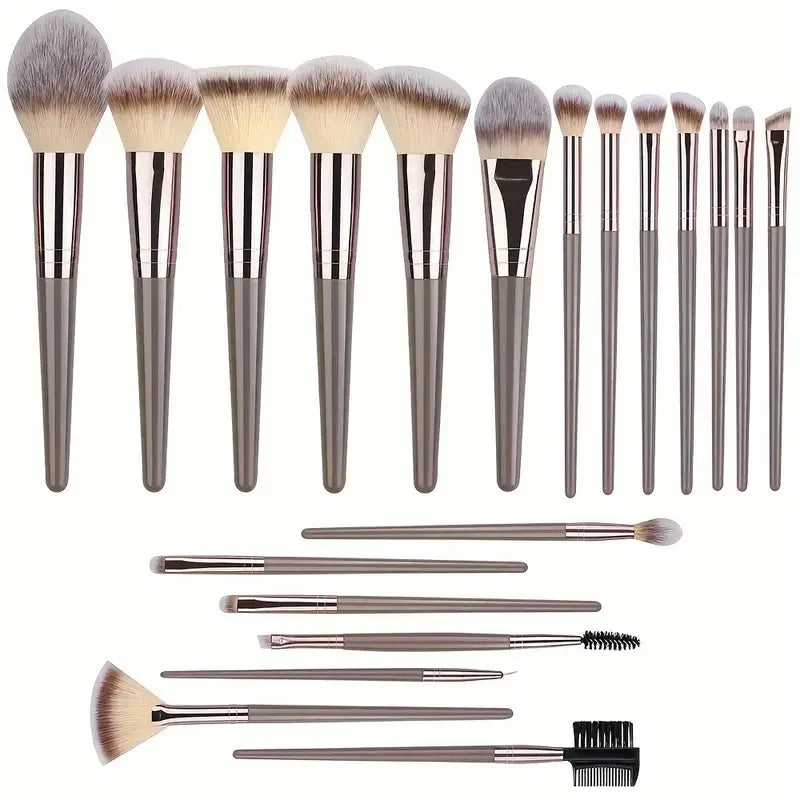 Professional Makeup Brush Set — Soft Fluffy Brushes for Foundation, Eyeshadow & Blush