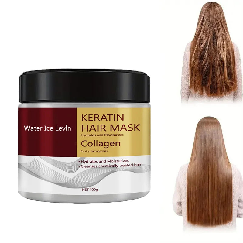 Collagen Keratin Hair Mask — Repairs Damage, Controls Frizz & Smooths All Hair Types