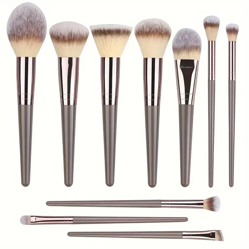 Professional Makeup Brush Set — Soft Fluffy Brushes for Foundation, Eyeshadow & Blush