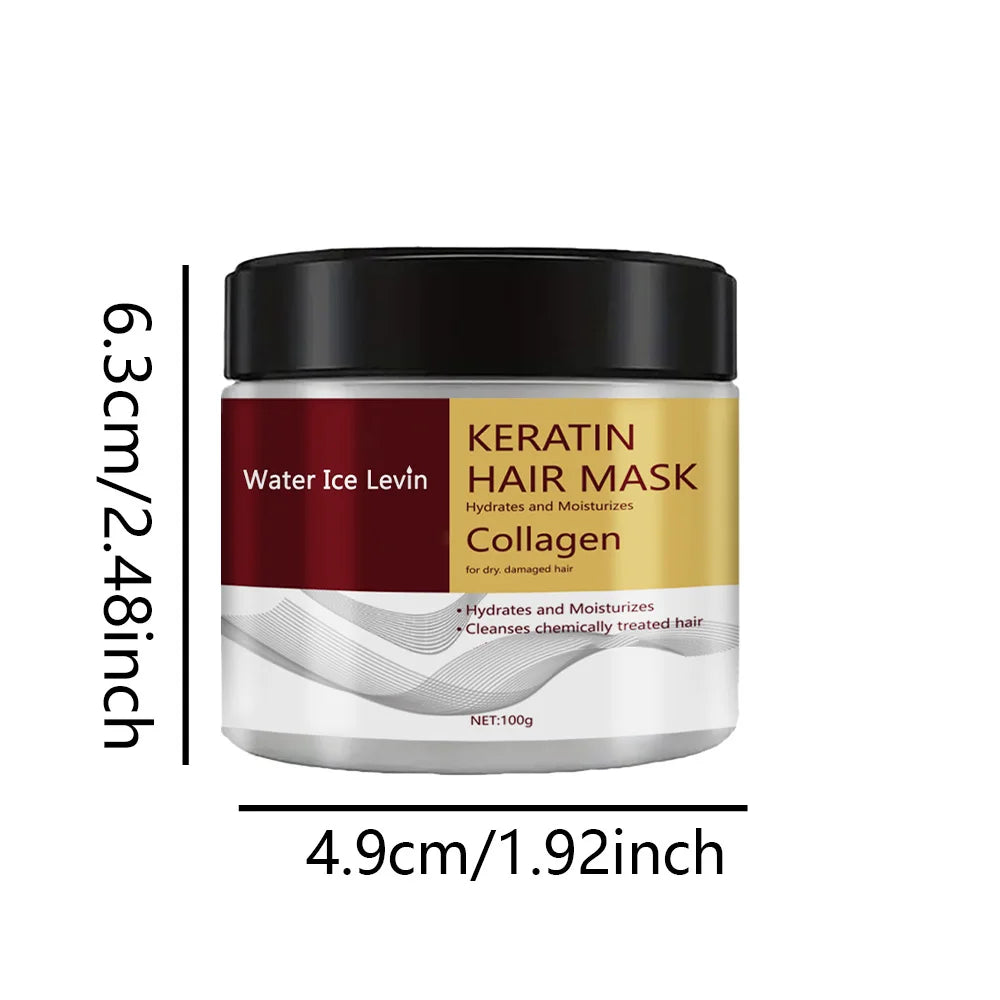 Collagen Keratin Hair Mask — Repairs Damage, Controls Frizz & Smooths All Hair Types