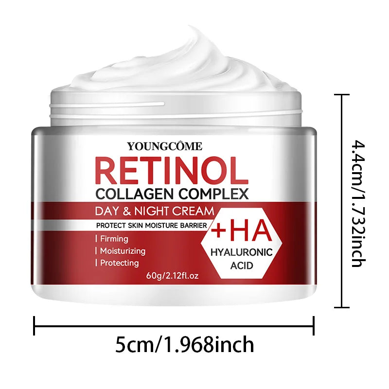 Retinol Collagen Facial Cream — Deep Hydration & Anti-Aging Moisturizer for Dry Skin