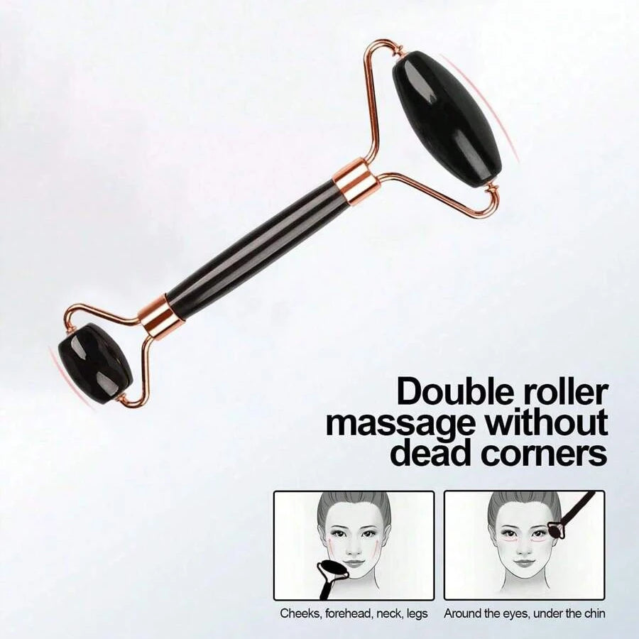 Ice Face Roller & Gua Sha Set — Facial Massage Tool for Lifting & Contouring