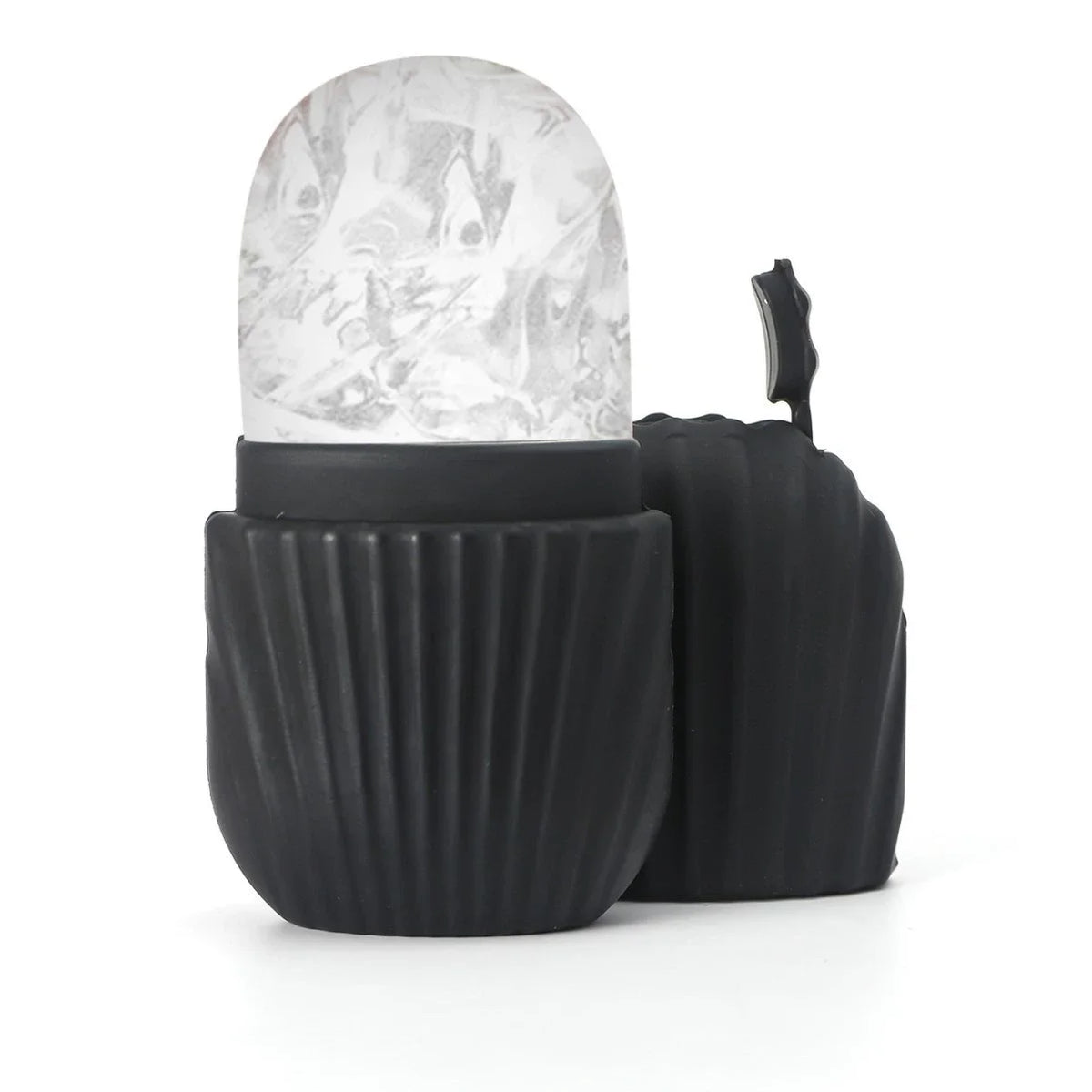 Stainless Steel Ice Face Roller & Gua Sha Set — Facial Sculpting & Depuffing Tool