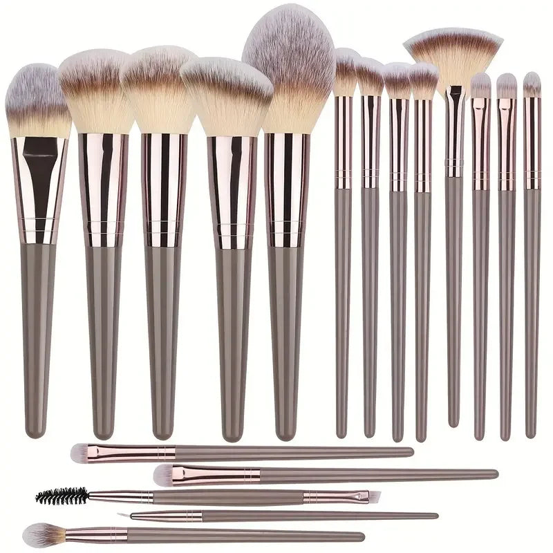 Professional Makeup Brush Set — Soft Fluffy Brushes for Foundation, Eyeshadow & Blush