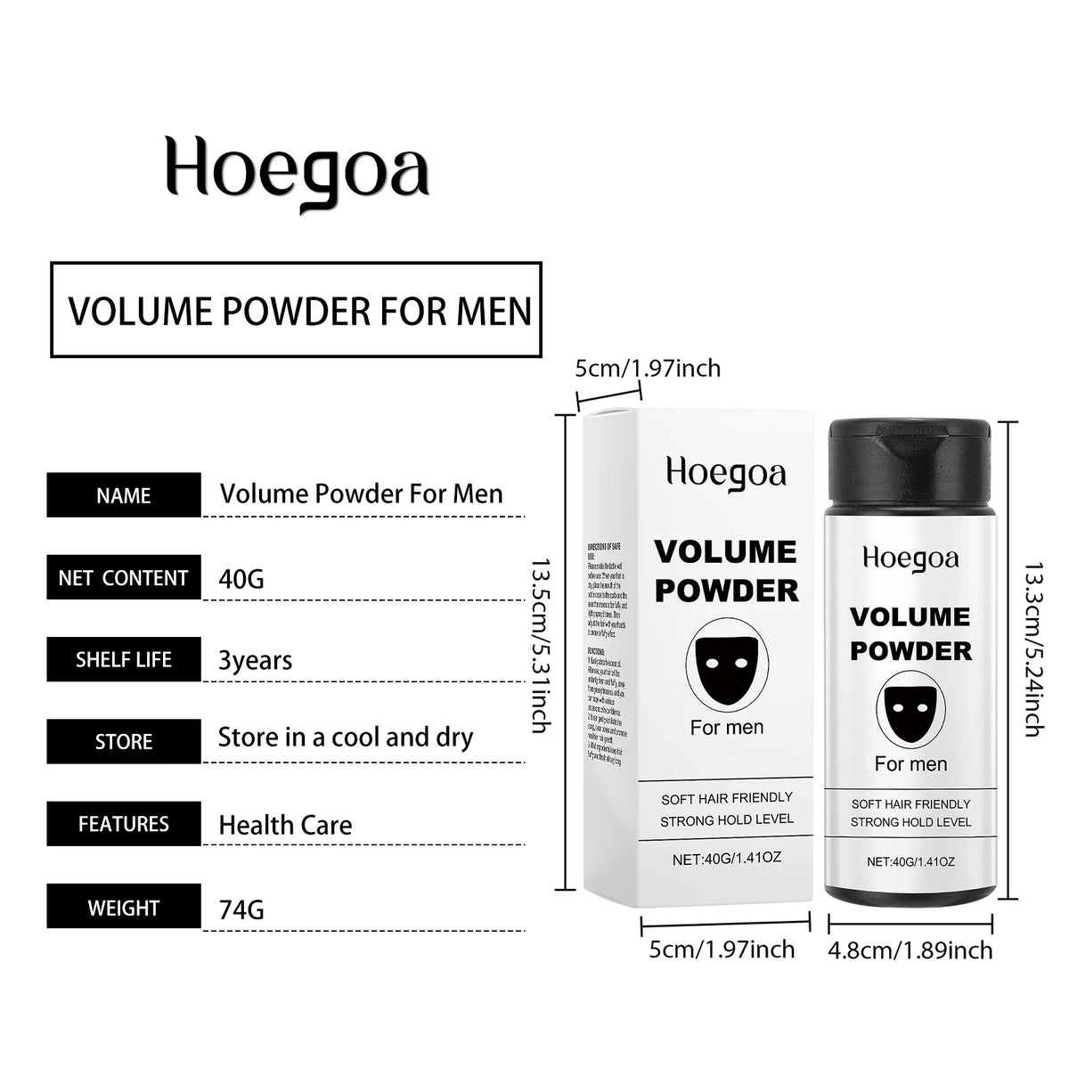 Volumizing Hair Powder — Oil Control & Instant Volume for Fluffy, Fresh Hair
