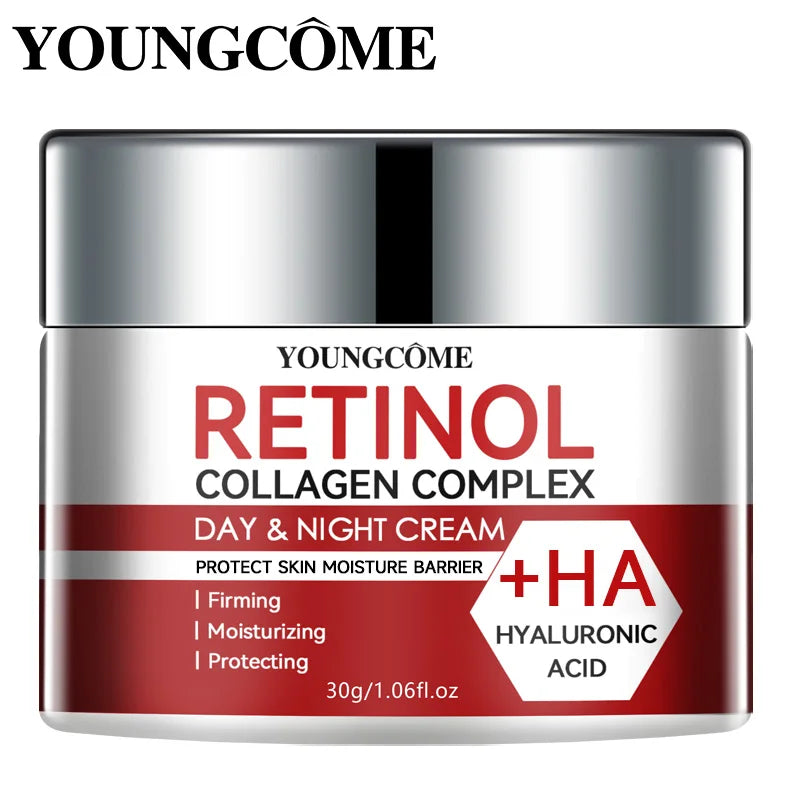 Retinol Collagen Facial Cream — Deep Hydration & Anti-Aging Moisturizer for Dry Skin