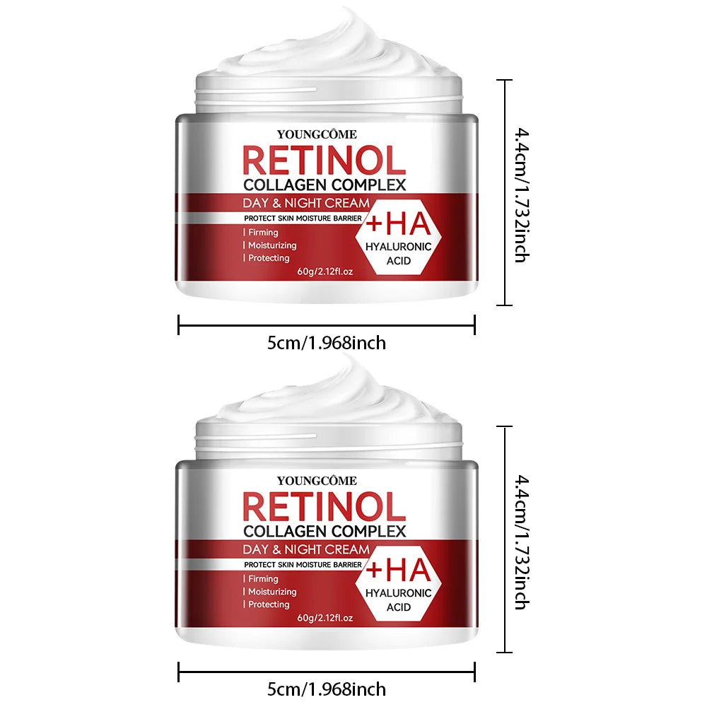 Retinol Collagen Facial Cream — Deep Hydration & Anti-Aging Moisturizer for Dry Skin