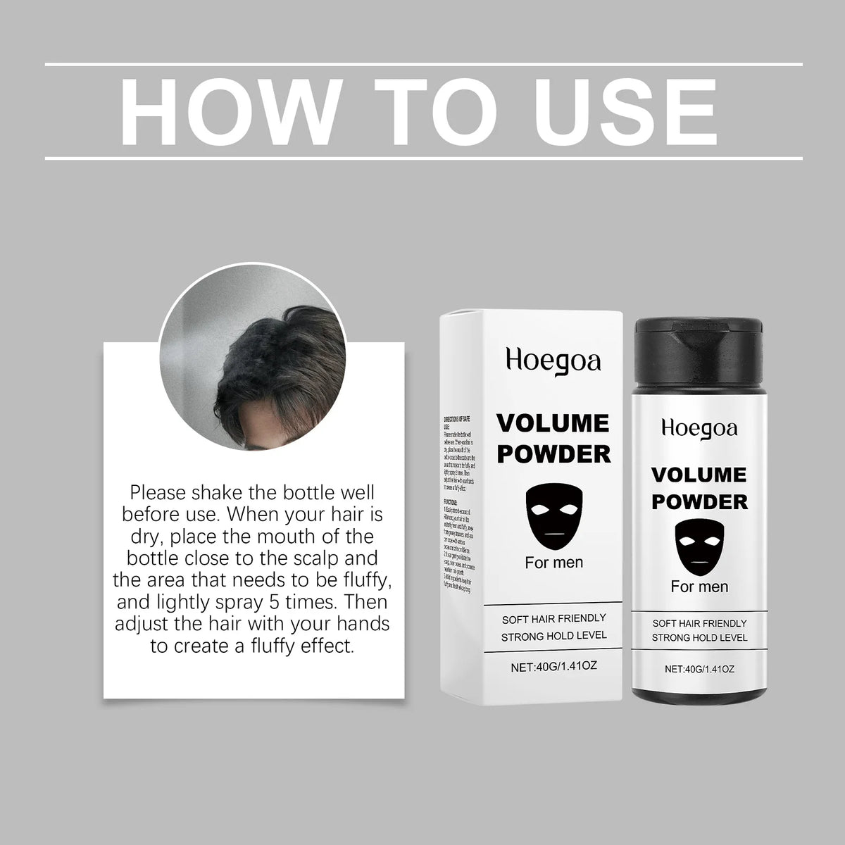 Volumizing Hair Powder — Oil Control & Instant Volume for Fluffy, Fresh Hair