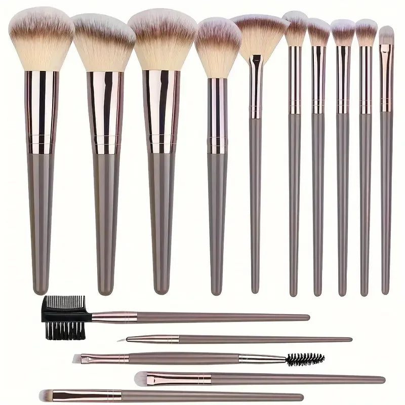 Professional Makeup Brush Set — Soft Fluffy Brushes for Foundation, Eyeshadow & Blush